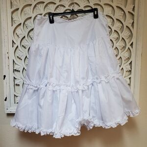 Vintage Taffeta Ruffle Under Skirt Lining By Empire Intimates One Size Fits Most